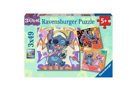 Ravensburger Puzzle 3x49 st Disney Stitch